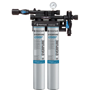 Everpure Insurice® i2000² TWIN Water Filter Assembly (for ice machines that produce between 651 to 1,200 lbs)
